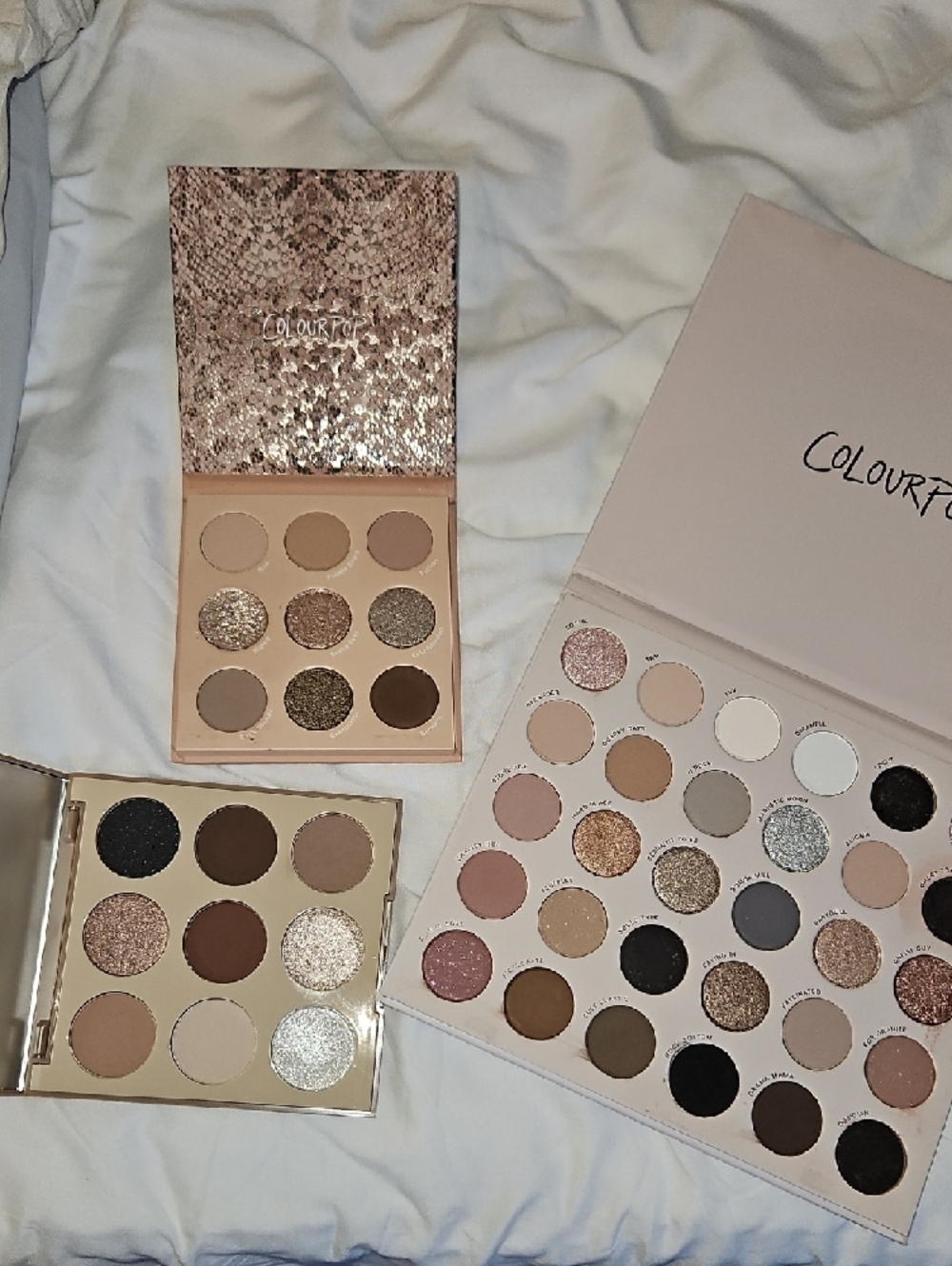 ColourPop Stone Cold Fox Neutral Eyeshadow Palette Bundle
